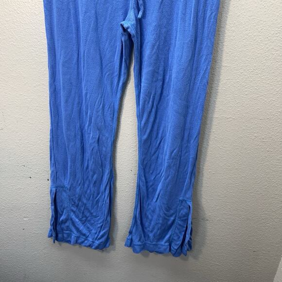 Urban Outfitters Out From Under Ribbed Flare Lounge Pants Drawstring Side Slit M - Picture 3 of 7